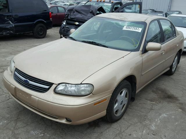 1G1NE52J216177358 - 2001 CHEVROLET MALIBU LS GOLD photo 2