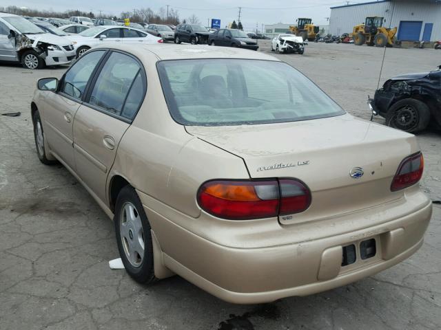 1G1NE52J216177358 - 2001 CHEVROLET MALIBU LS GOLD photo 3