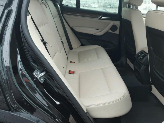 5UXWX7C54F0K31609 - 2015 BMW X3 XDRIVE3 BLACK photo 6