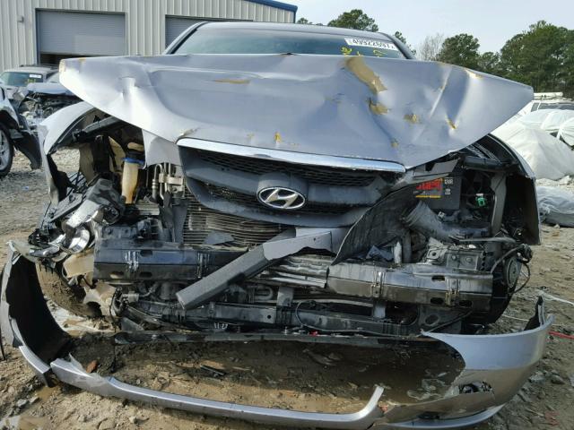 5NPEU46F16H092177 - 2006 HYUNDAI SONATA GLS GRAY photo 9