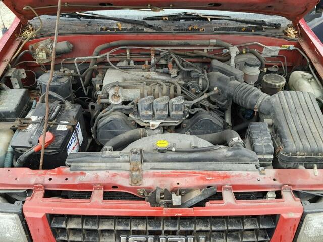 4S2CY58V9S4312899 - 1995 ISUZU RODEO S RED photo 7