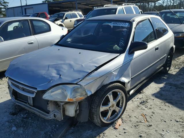 2HGEJ6425WH107827 - 1998 HONDA CIVIC CX GRAY photo 9