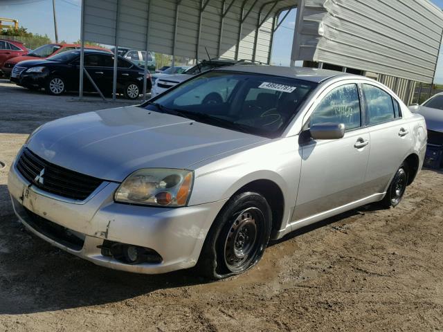 4A3AB36F79E021971 - 2009 MITSUBISHI GALANT ES SILVER photo 2