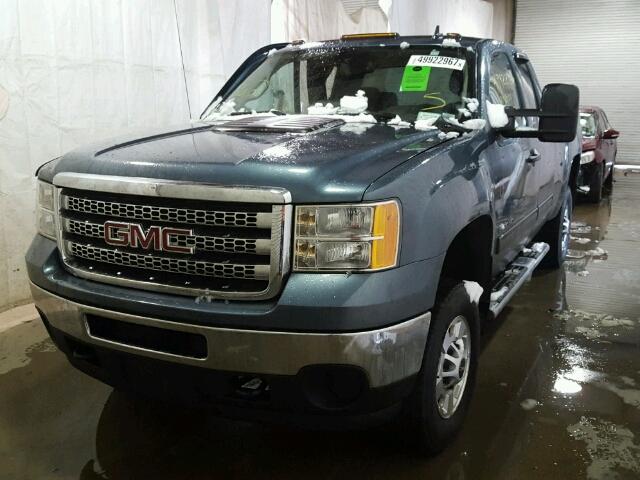 1GT220CG6CZ251908 - 2012 GMC SIERRA K25 BLUE photo 2