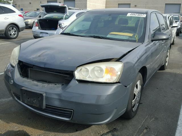 1G1ZS57F07F266112 - 2007 CHEVROLET MALIBU LS GRAY photo 2