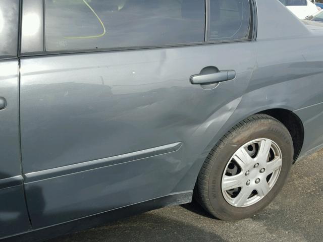 1G1ZS57F07F266112 - 2007 CHEVROLET MALIBU LS GRAY photo 9