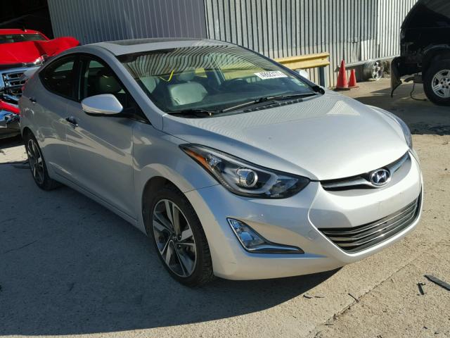 KMHDH4AE8EU143740 - 2014 HYUNDAI ELANTRA SE SILVER photo 1