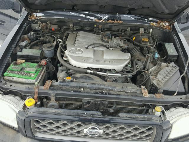 JN8DR07Y31W525432 - 2001 NISSAN PATHFINDER BLACK photo 7