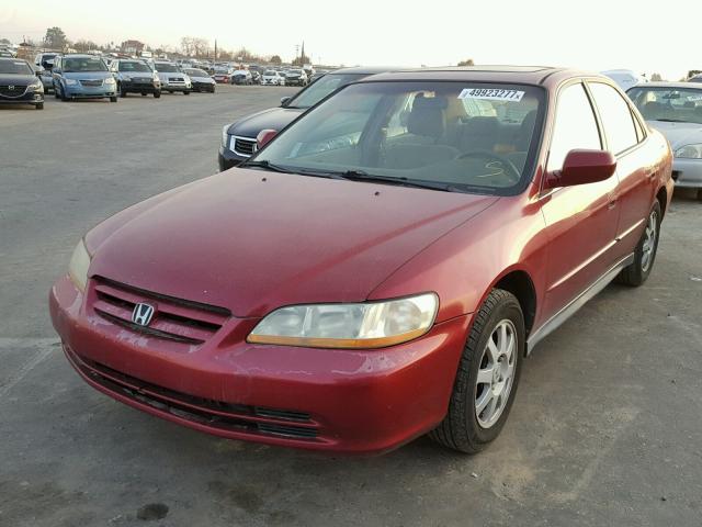 1HGCG66862A044432 - 2002 HONDA ACCORD EX RED photo 2
