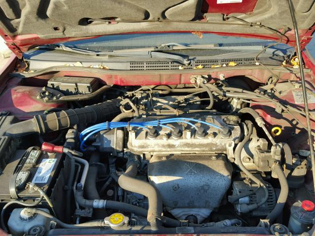 1HGCG66862A044432 - 2002 HONDA ACCORD EX RED photo 7