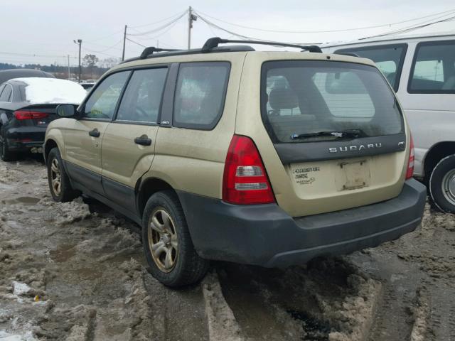 JF1SG63663H745984 - 2003 SUBARU FORESTER 2 GOLD photo 3