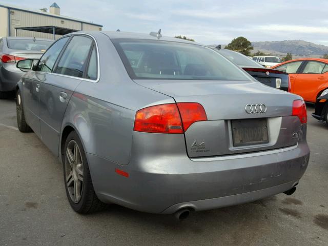 WAUDG78E55A540528 - 2005 AUDI A4 3.2 QUA GRAY photo 3