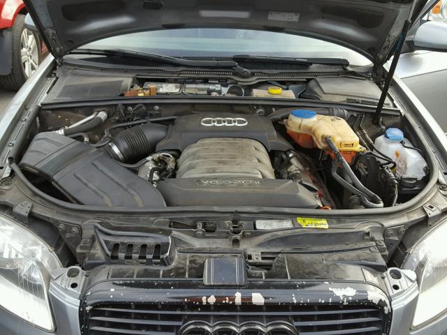 WAUDG78E55A540528 - 2005 AUDI A4 3.2 QUA GRAY photo 7