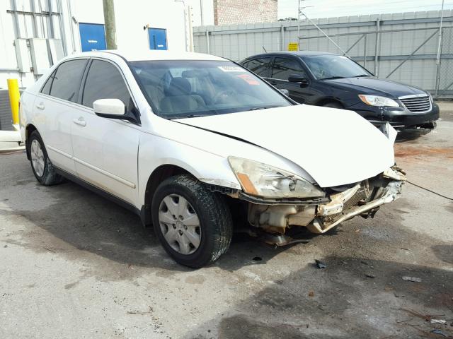 1HGCM56344A024576 - 2004 HONDA ACCORD LX WHITE photo 1