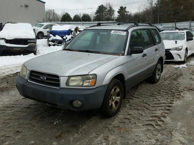 JF1SG63613H757217 - 2003 SUBARU FORESTER 2 SILVER photo 2