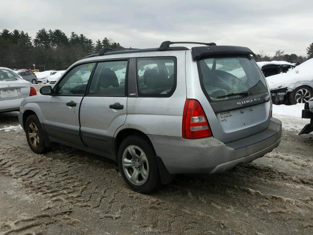 JF1SG63613H757217 - 2003 SUBARU FORESTER 2 SILVER photo 3