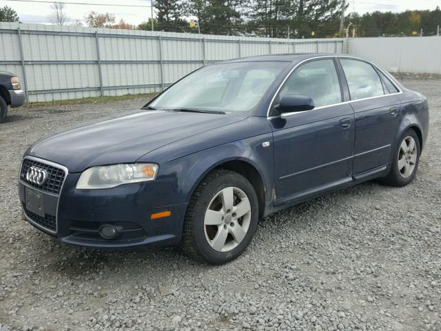 WAUDH78E08A050208 - 2008 AUDI A4 3.2 QUA BLUE photo 2