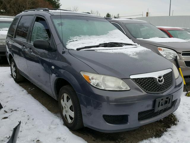 JM3LW28A760561140 - 2006 MAZDA MPV WAGON GRAY photo 1