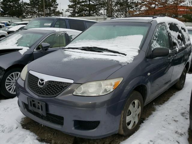 JM3LW28A760561140 - 2006 MAZDA MPV WAGON GRAY photo 2