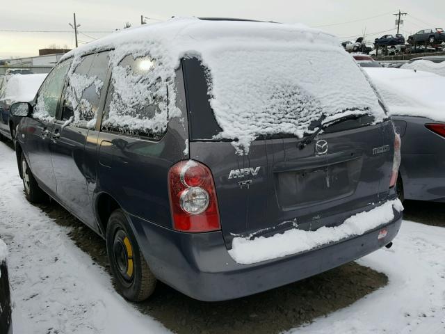 JM3LW28A760561140 - 2006 MAZDA MPV WAGON GRAY photo 3