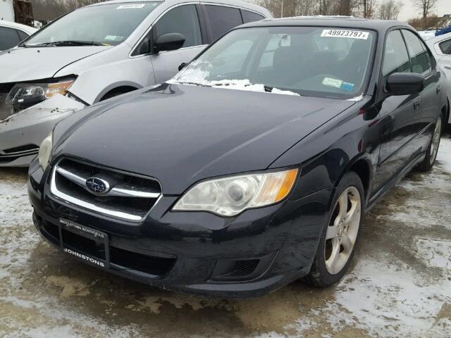 4S3BL616297230763 - 2009 SUBARU LEGACY 2.5 BLACK photo 2