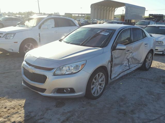 1G11E5S10EF294622 - 2014 CHEVROLET MALIBU 2LT SILVER photo 2