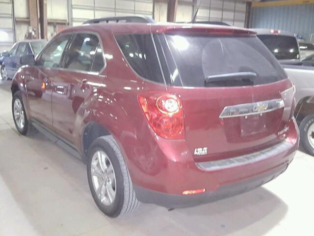 2CNALDEC9B6395954 - 2011 CHEVROLET EQUINOX LT MAROON photo 3