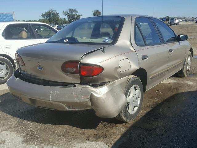 1G1JC5240Y7370496 - 2000 CHEVROLET CAVALIER BEIGE photo 4