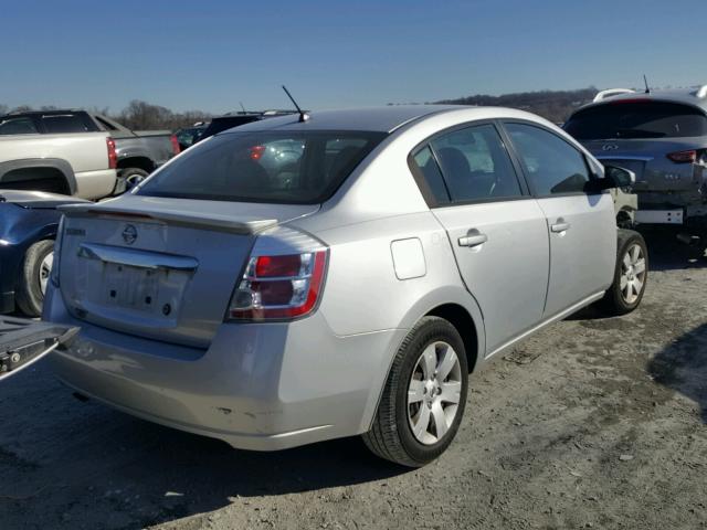 3N1AB6AP0BL696557 - 2011 NISSAN SENTRA 2.0 SILVER photo 4