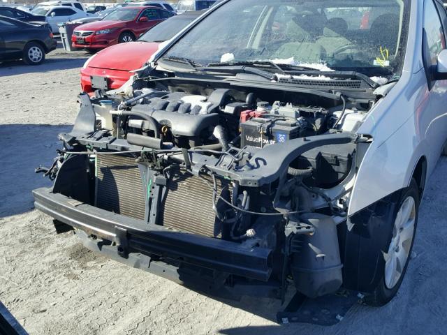 3N1AB6AP0BL696557 - 2011 NISSAN SENTRA 2.0 SILVER photo 9