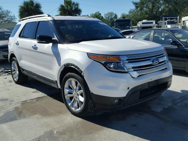 1FM5K8D87DGC90115 - 2013 FORD EXPLORER X WHITE photo 1