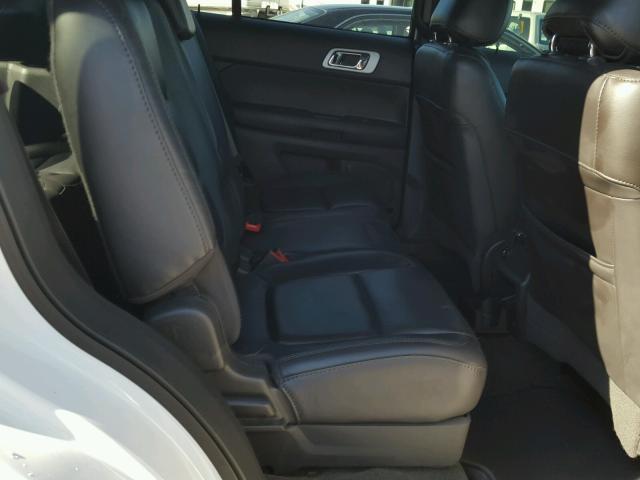 1FM5K8D87DGC90115 - 2013 FORD EXPLORER X WHITE photo 6