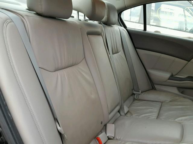 19XFB2F9XCE014571 - 2012 HONDA CIVIC EXL أسود صورة 6