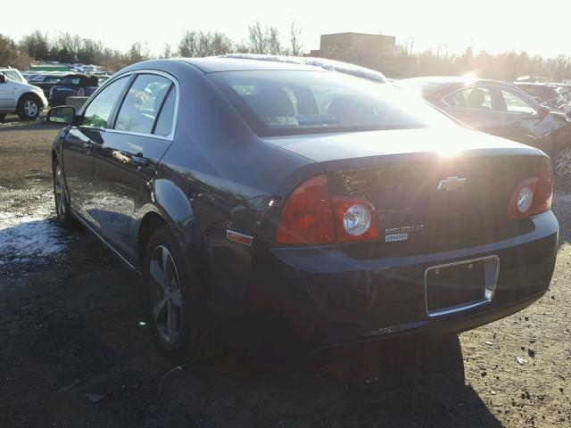 1G1ZC5E14BF367845 - 2011 CHEVROLET MALIBU 1LT BLUE photo 3