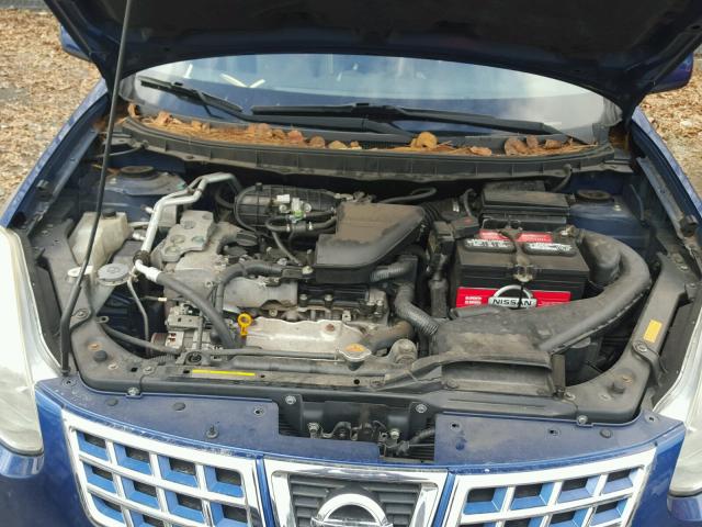 JN8AS58V89W178166 - 2009 NISSAN ROGUE S BLUE photo 6