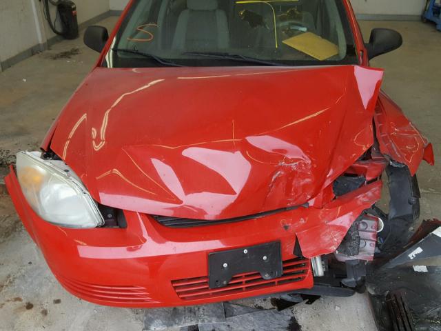 1G1AK55F167742330 - 2006 CHEVROLET COBALT LS RED photo 7