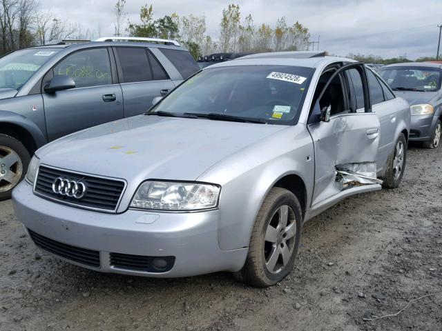 WAULD64B12N037822 - 2002 AUDI A6 2.7T QU GRAY photo 2