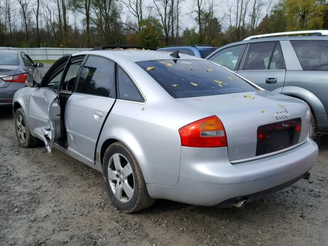 WAULD64B12N037822 - 2002 AUDI A6 2.7T QU GRAY photo 3