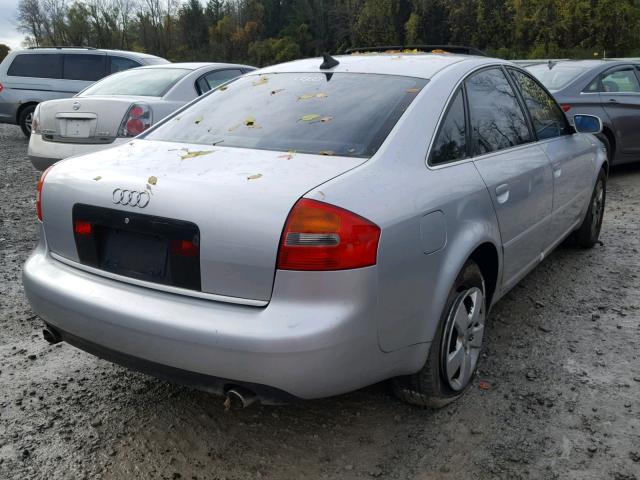 WAULD64B12N037822 - 2002 AUDI A6 2.7T QU GRAY photo 4