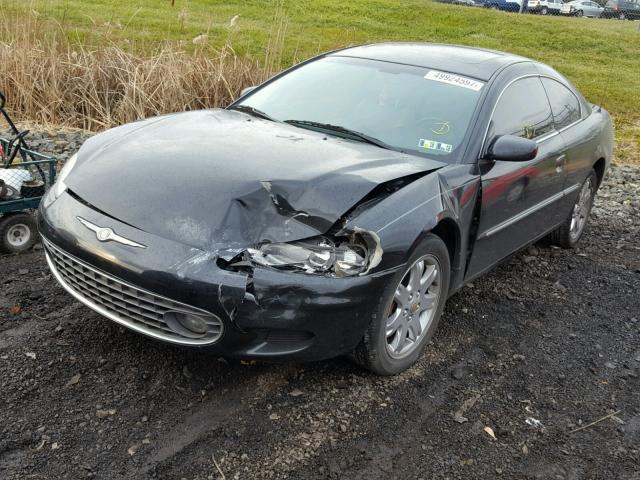 4C3AG52H22E152399 - 2002 CHRYSLER SEBRING LX GRAY photo 2