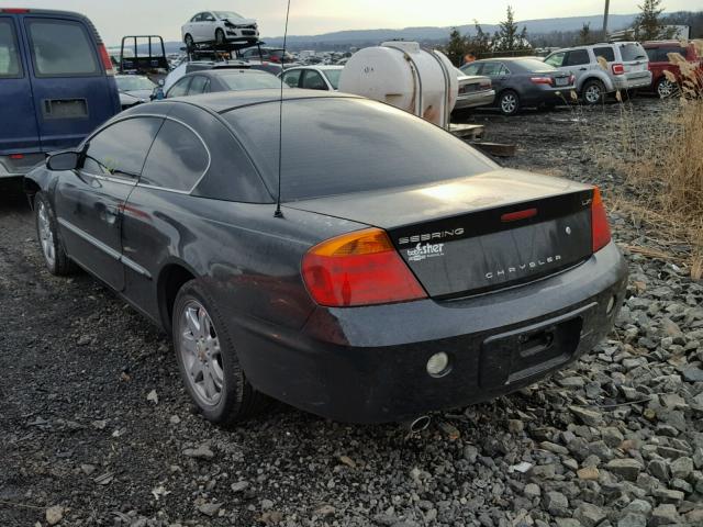 4C3AG52H22E152399 - 2002 CHRYSLER SEBRING LX GRAY photo 3