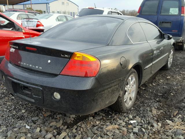 4C3AG52H22E152399 - 2002 CHRYSLER SEBRING LX GRAY photo 4