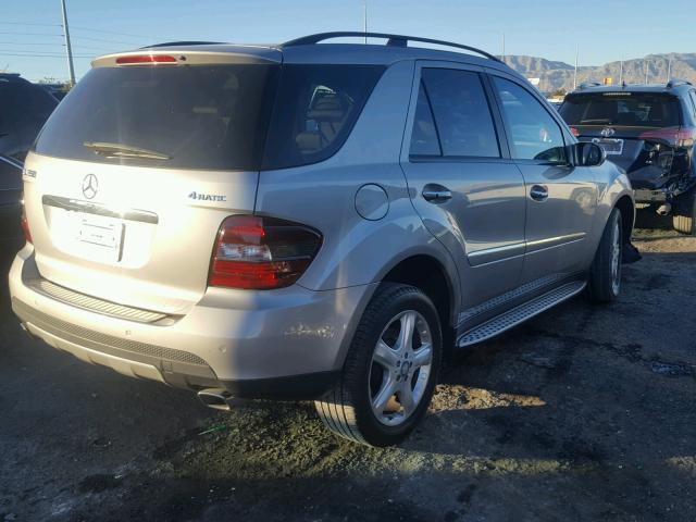 4JGBB86E68A348228 - 2008 MERCEDES-BENZ ML 350 SILVER photo 4