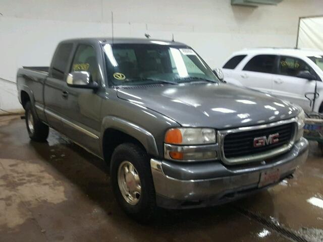 2GTEK19T121176047 - 2002 GMC NEW SIERRA GRAY photo 1