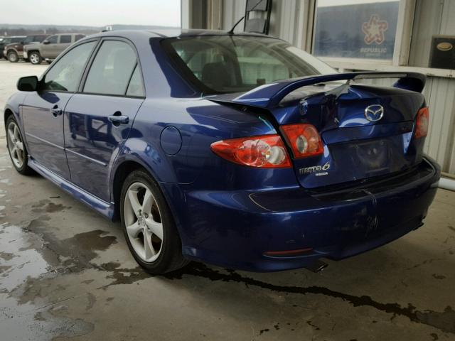 1YVHP80C155M24587 - 2005 MAZDA 6 I BLUE photo 3