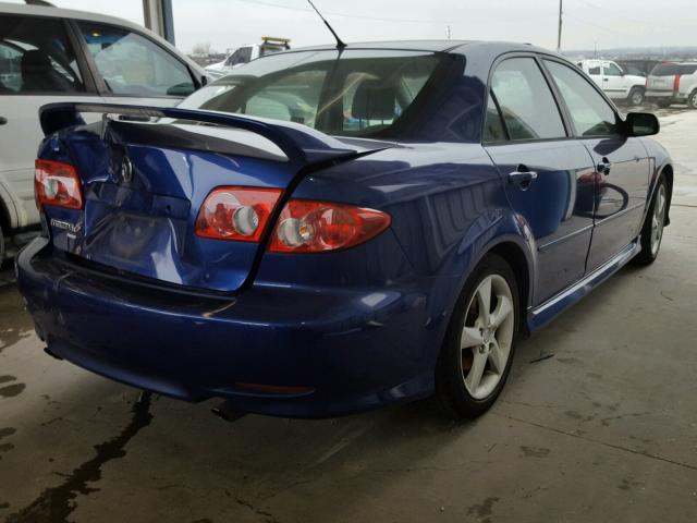 1YVHP80C155M24587 - 2005 MAZDA 6 I BLUE photo 4