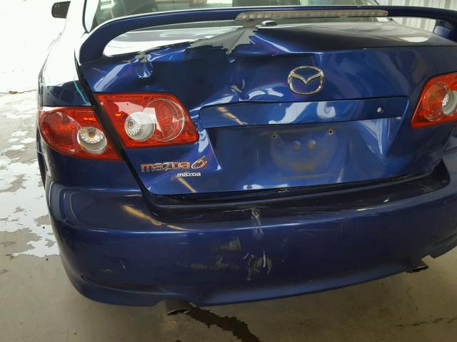 1YVHP80C155M24587 - 2005 MAZDA 6 I BLUE photo 9