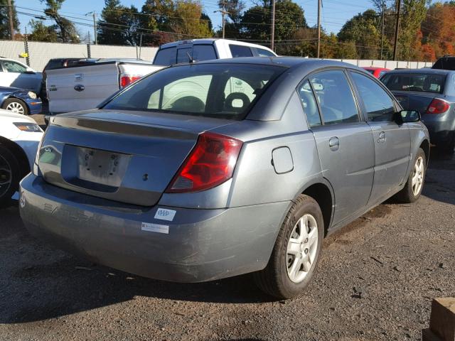 1G8AJ55F16Z199392 - 2006 SATURN ION LEVEL GRAY photo 4