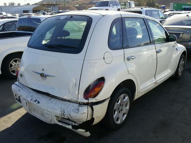 3C4FY58B75T630484 - 2005 CHRYSLER PT CRUISER WHITE photo 4