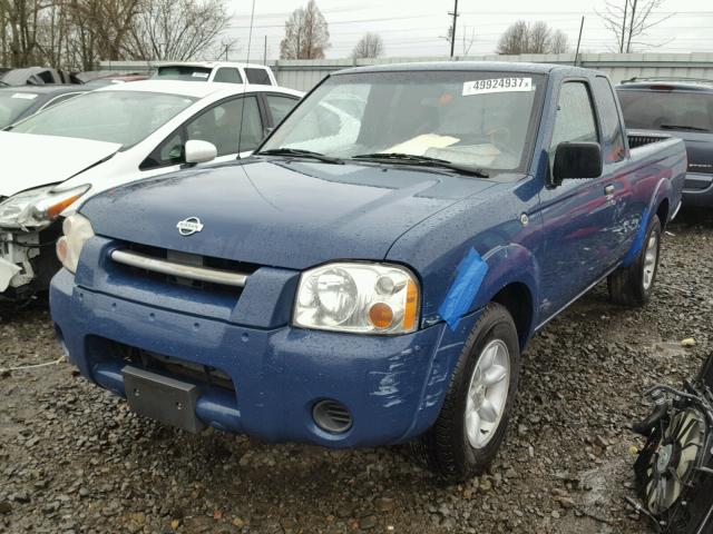 1N6DD26S11C357596 - 2001 NISSAN FRONTIER K BLUE photo 2